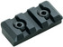 Timber Creek Outdoors M-LOK 3 Slot Picatinny Rail, 3-Slot M-LOK Mounting Section, Black Anodized 