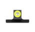 Night Fision Tritium Front Sight, Green Tritium Yellow Outline, Fits Smith & Wesson M&P/Shield/SD9VE/SD40VE, Black 