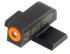 Night Fision Springfield XD/XD(M)/XD Mod.2/XD-S/XD-E, Green Tritium Orange Ring Front Sight, Black 