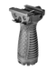 Fab Defense RSG Rubberized Stout Foregrip, Rubberized Ribbed Texture, Black 