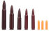 A-Zoom Variety Pack, Rifle Snap Caps, Aluminum, Burgundy, Orange 