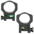 Accu-Tac HSR-300 30mm Scope Rings, High 56mm Objective Clearance, Flat Black Anodized 
