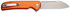 Civivi Chevalier II, Button Lock Flipper Knife, Orange Aluminum Handle 