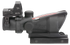 Trijicon ACOG Combo, Illuminated Red Chevron Reticle, Matte Black - 719307311770 