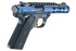 Ruger Mark IV 22/45 Lite, 22 LR, 4.40" Threaded Barrel, 10 Rds, Gold Trigger, Cobalt Kinetic Slate Anodized 