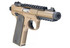 Ruger Mark IV 22/45 Tactical, 22 LR, 4.40" Threaded Barrel, 10 Rds, Brown Cerakote 