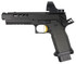 Atlas Gunworks Erebus V3 w/ Trijicon SRO 2.50 MOA, 9MM, 4.60" Threaded Bull Barrel, 20 RDs, Sub-2 Lb Gold Short Flat Trigger, All Black DLC 