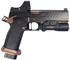 Race City Defense RC9 Government w/ Trijicon RMR HD 1 MOA & SureFire X300T-B Turbo, 9MM, 5.00" Ported Barrel, 20 RDs, Black DLC w/ Brushed Flats & Rose Gold Parts 