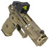 Vulcan Machine Werks Staccato HD C4X Preferred w/ Trijicon RMR HD 3.25 MOA & Red Dirt USA Trigger, 9MM, 4.00" Integrated Comp Barrel, 18 RDs, Vulcan HD Aluminum Grip, Chocolate Chip / FDE PVD 