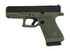 Glock 19 Gen 6 Pistol, OD Green Frame / Black Slide, 9MM, 4.02" Barrel, 15 RDs, Optic Ready System, OD Green / Black 