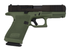 Glock 19 Gen 6 Pistol, OD Green Frame / Black Slide, 9MM, 4.02" Barrel, 15 RDs, Optic Ready System, OD Green / Black 