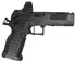 Jacob Grey Nox 9 Gentleman Series w/ Trijicon SRO 2.5 MOA Green Dot, 9MM, 5.00" Barrel, 18 RDs, V6 Ported & Compensated, 2.5 lb CRT Trigger, Midnight Black 