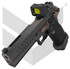 Race City Defense RC9 Government w/ Trijicon RMR HD 1 MOA, 9MM, 5.00" Ported Barrel, 20 RDs, Tri-Top Slide, Black DLC / Rose Gold 