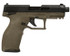 Taurus TX22 Gen 2, .22LR, 4.6" Barrel, 22 Rds, Black/OD Green - 725327943242 