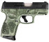 Taurus G3C, 9MM, 3.20" Barrel, 12 Rds, Green Splatter/Black - 725327937593 