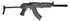 Zastava ZPAP92, 7.62X39, 16.5" Barrel, 30 Rds, Black Wood Underfold - 685757098854 