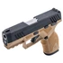 Taurus GX2, 9MM, 3.38" Barrel, 13 Rds, Tan/Black - 725327636960 