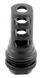 SilencerCo AC1282 ASR Muzzle Brake, 3-Port Design, Black - 817272014860 