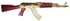 Zastava ZPAPM70, 7.62X39, 16.3" Barrel, 30 Rds, 24ct Gold Plated - 685757098656 