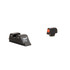 Trijicon HD XR Tritium Night Sight, Fits Glock MOS, Orange Front Outline - 719307215146 