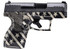 Taurus GX4, 9MM, 3.06" Barrel, 11 Rds, Black/White Eagle Flag 