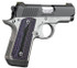 Kimber Micro Carry Advocate, .380 ACP, 2.75" Barrel, 7 Rds, Black/Stainless with Purple Grips - 669278330860 