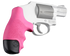 Hogue OverMolded Tamer, Cobblestone Pink Rubber, Finger Grooves - 743108600276 