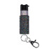 Sabre Jeweled Pepper Spray, Snap Clip Keychain, Twist Lock Safety, Jeweled Black 