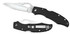 Spyderco Byrd Cara Cara 2 Lightweight, 3.75" Part Serrated Blade, Black FRN Handle - 716104401581 