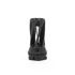 HUXWRX Safety Co. Flow 556 Ti Suppressor, 5.56 NATO, 6.8" Barrel, Black Cerakote Finish 