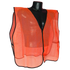 Radians Safety Vest, Lightweight, Highly Visible, Orange Polyester Mesh - 674326223414 