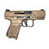 Century Canik TP9 Elite SC, 9MM, 3.50" Barrel, 12 Rds, Damascus Tan - 787450851191 
