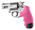 Hogue Rubber Monogrip, Smith & Wesson J-Frame Round Butt, Pink - 743108600078 