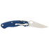 Spyderco Military 2 Folding Knife, Cobalt Blue G10 Handle, Satin Blade - 716104018611 Spyderco Military 2 Folding Knife, Cobalt Blue G10 Handle, Satin Blade - 716104018611