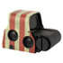 EO Tech dEOTECH 68MOA RNG 1MOA DOT, Red Reticle, Betsy Ross Flag Hood - 672294600992 