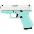 Glock 43X, 9MM, 3.41" Barrel, 10 Rds, Robin's Egg Blue, White - 810100237318 