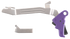 Apex Tactical Action Enhancement, Slim Purple Drop-In, Compatible w/Glock 43/43X/48 - 854751007623 