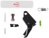 Apex Tactical Action Enhancement Trigger & Duty/Carry Kit, Black, Drop-In - 854263007463 