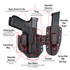 C&G Holsters Mod1 Glock 43/43X/MOS, Adjustable Retention, Black