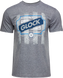 Glock AP96207 Blue Line Tee, Gray, Ringspun Cotton/Polyester, Short Sleeve, Large - 764503058004 