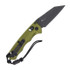 Benchmade 290BK-2 Full Immunity, 2.49" CPM-M4 Cobalt Black Wharncliffe Blade, Woodland Green Billet Aluminum Handle, AXIS Lock, Manual Folding Knife - 610953207366 
