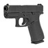Glock G43X MOS, Factory Rebuilt, Front Rail, 9MM, 3.41" Barrel, Fixed Sights, nPVD Black, 10RD - 764503047886 