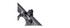 Daniel Defense Fixed Front/Rear Sight Combo, Picatinny Mount, Black Finish 