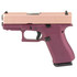 Glock 43X, 9MM, 3.41" Barrel, 10 Rds, Rose Gold Slide with Black Cherry Frame - 810100237288 