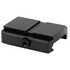 Holosun 509 Adapter, Low Picatinny Mount, Black Anodized - 810047071075 
