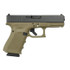 Glock G19MOS, 9MM Luger, 4.02" Barrel, 10 Rds, OD Green Frame with Black Slide - GLPG1957201MOS 