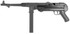 Blue Line Mauser MP40 P, .22LR, 10" Barrel, 23 Rds, Black - 689585856716 