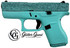 GLOCK 42, .380 ACP, 3.25" Barrel, 6 Rds, Maliblue Glitter - 151550026678 