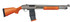 Mossberg 590M, 12GA, 18.5" Barrel, 10 Rds, Orange/Grey - 015813502207 