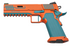 Stealth Arms Platypus, 9mm, Teal & High-vis Orange, Glock Mag Compatible - 6982409 